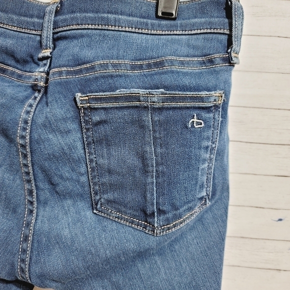 RAG & BONE SKINNY MID RISE BEDFORD JEANS, SZ 27 - Picture 11 of 11